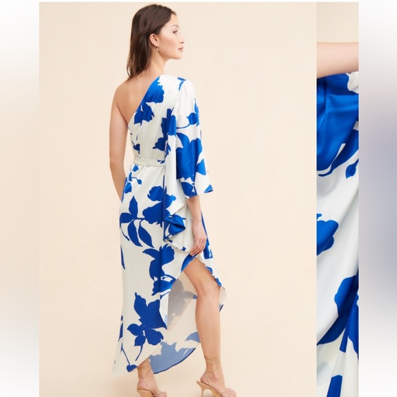 Hutch Satin One-Shoulder Maxi Dress - Picture 2 of 6